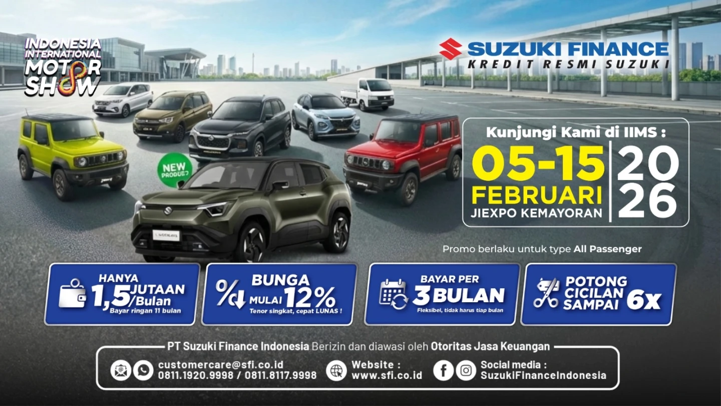 SUZUKI FINANCE INDONESIA HADIRKAN PROMO KREDIT SPESIAL DI IIMS 2026