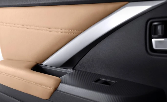 New Door Trim with Soft Touch and Real Stitches