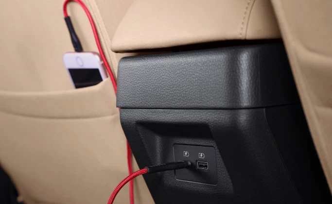Rear USB Charging Port On Floor Console